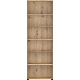 Forte Regalelement FORTE "Trevone", braun (artisan eiche), B:73,7cm H:223,1cm T:34,8cm, Holzwerkstoff, Regale, B/H/T 73,7/223,1/34,8 Türen optional bestellbar