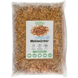 EntoZoo Gefrorene Mehlwürmer - Premium Mehlwürmer Vogelfutter auch für Hühner & Fische Proteinreiches Tierfutter | Alternative zu getrockneten Mehlwürmern | ohne Zusatzstoffe | EU Herkunft -1kg