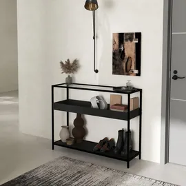 Homcom Konsolentisch 100 x 78 x 30 cm schwarz