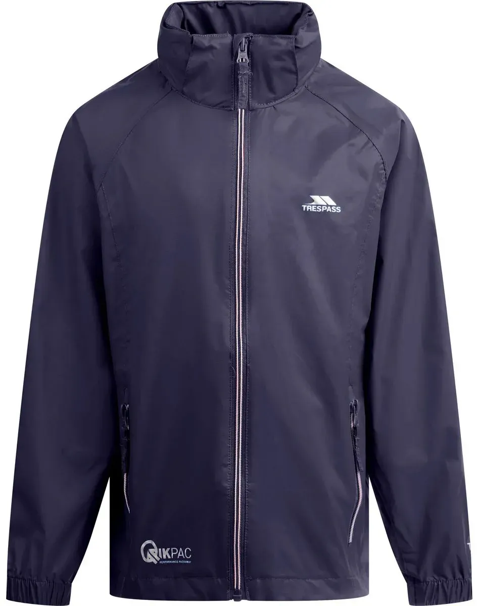 Trespass Qikpac X - Unisex Kids Packaway Jacket navy/carbon (NAR) 4