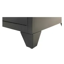 Jet-Line Aktenschrank Spind PETROW dunkelgrau 1-türig