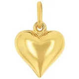 amor Motivanhänger für Damen und Herren, Unisex, Gold 375 | Herz Charms & Kettenanhänger