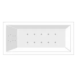 Villeroy & Boch Loop & Friends Rechteck-Whirlwanne 80 x 180 cm (UCE180LOF2A2VRW)