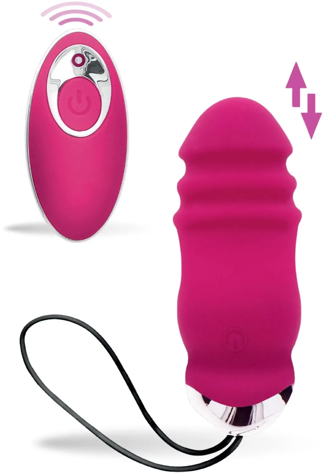 Lovelyness - Vibro Ei mit Stoß Funktion 1 St pink