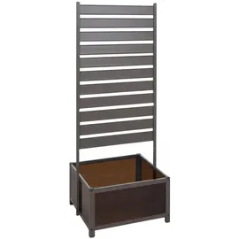 MCW Beet mit Rankgitter 110 x 60 x 75 cm Grau