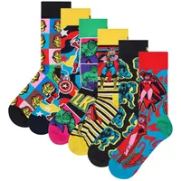 Happy Socks Marvel Avengers Gift Set Crew-socken 6 Paare
