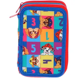 Skooloo Gefülltes Federmäppchen mit 3 Reißverschlüssen - Paw Patrol Koffer24