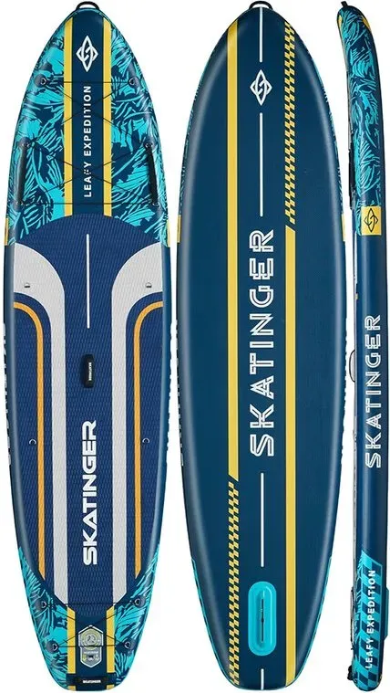 SKATINGER Leafy Expedition Blau 11'6
