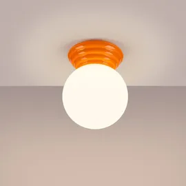 Sollux Lighting Zori 1x8 W orange Glas/Keramik