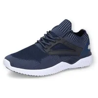 Dockers by Gerli Herren Low-Top Sneaker, Männer Halbschuhe,Freizeitschuhe,Laufschuhe,schnürschuhe,schnürer,Business,Navy,40 EU