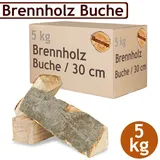 (1,98€/1kg) Brennholz Kaminholz Holz 5 kg Ofen Kamin Kaminofen Grill Buche 30cm