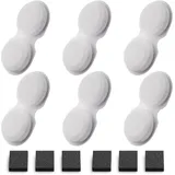 VOUAAOOD 12 Trinkbrunnen für Katze Filter: Katzenbrunnen für Katzen Filter Filtern sie Verunreinigungen - Katzentrinkbrunnen Filter WasserenthäRtung - 6 Filter + 6 Schaumstofffilter - 3-Monats-Paket