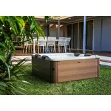 mspa (orpc) OSLO AMBER 160 x 160 x 65 cm Braun/Weiß