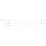 GLOBO Led Deckenleuchte Küchen Unterbaulampe Schrankleuchte Beleuchtung, silber, 3x 12 Watt 800 lm, 3x 1 m