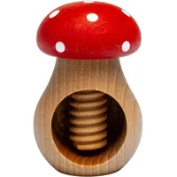 SIKORA Nussknacker Holz Pilz Figur mit Schraubgewinde