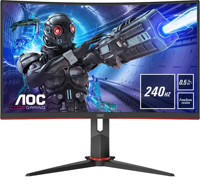 AOC C27G2ZU Gaming Monitor - Curved, 240 Hz, Lautsprecher