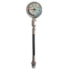 Mares XR Finimeter SPG52 - 360 Bar - 15cm Gummi-Schlauch