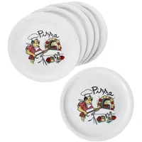 Mambocat Luigi Pizzateller Ø 30,5 cm mehrfarbig 6er Set