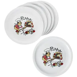 Mambocat Luigi Pizzateller Ø 30,5 cm mehrfarbig 6er Set