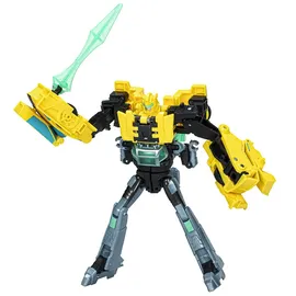 Hasbro Transformers EarthSpark Cyber-Combiner Bumblebee und Mo Malto