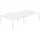 Paperflow easyDesk Doppelschreibtisch weiß rechteckig, 4-Fuß-Gestell weiß 240,0 x 166,0 cm