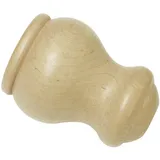 GARDINIA Endstück Lugano für Ø 28 mm Natur