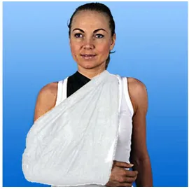 NOBAMED Noba Armtragetuch Dreiecktuch 136 x 96 x 96 cm (weiß, aus Viskosegewebe, 1 StÃck)