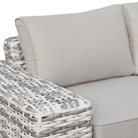 beautysofa SOLARIS Loungeset Hellgrau