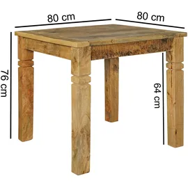 KADIMA DESIGN Esstisch DIANA: Landhaus-Stil, Massivholz, rustikal, stabil, pflegeleicht.