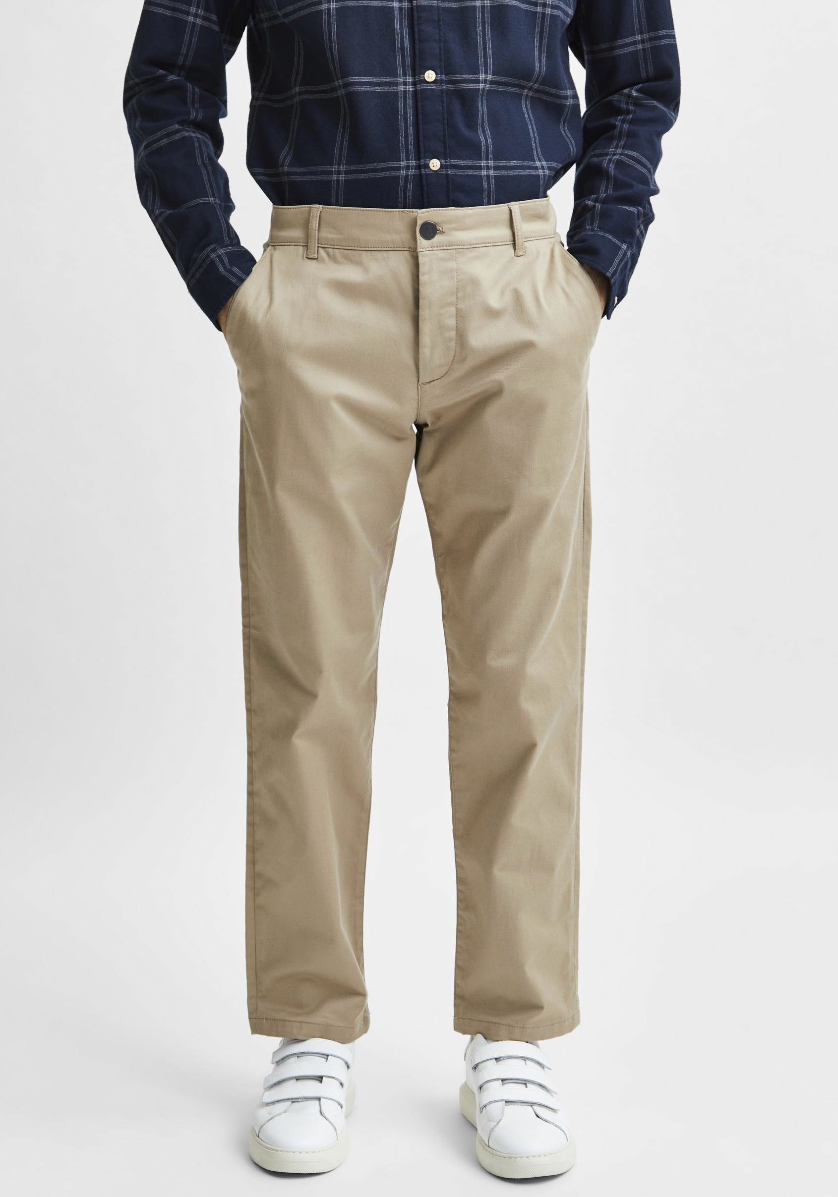 SELECTED HOMME Chinohose »SE Chino« SELECTED HOMME Chinchilla 31