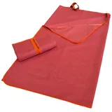 Dyckhoff Mikrofaser Handtuch mit Reißverschluss 80 x 180 cm marsala