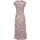 vivance by lascana Maxikleid Floral Weiß/Rosa 44