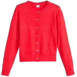 Levi's Strickjacke mit Rundhalsausschnitt Modell Tara Super Soft Crewneck Cardi True Red ® M