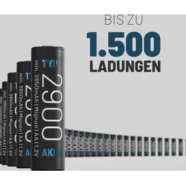Absina Akku AA 2650 mAh 4 St.