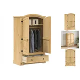 vidaXL Kleiderschrank 101x52x170 cm Massivholz Kiefer