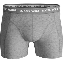 Björn Borg Boxershorts 3er Pack Schwarz / Grau / Mehrfarbig M