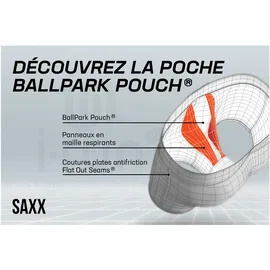 SAXX Kinetic HD Boxershorts schwarz S 2er Pack