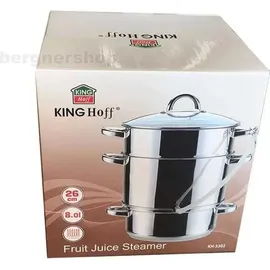 Kinghoff KH-3302 Dampfentsafter silber