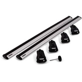 Thule Dachträger Thule mit Volkswagen Cross UP 5-T Hatchback Dachreling 13+