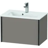 Duravit XViu Waschtisch-Unterschrank XV40780B243 61 x 40 x 39 cm, basalt matt, 1 Auszug, wandhängend schwarz matt