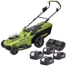 Pro Craft Procraft PLM22bb inkl. 4 x 4,0 Ah Akku
