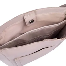 Cowboysbag City Kuna Schultertasche Leder 28 cm Laptopfach | beige