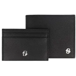 Boss GB Geldbörse RFID Schutz Leder 16.5 cm Geschenkbox  schwarz