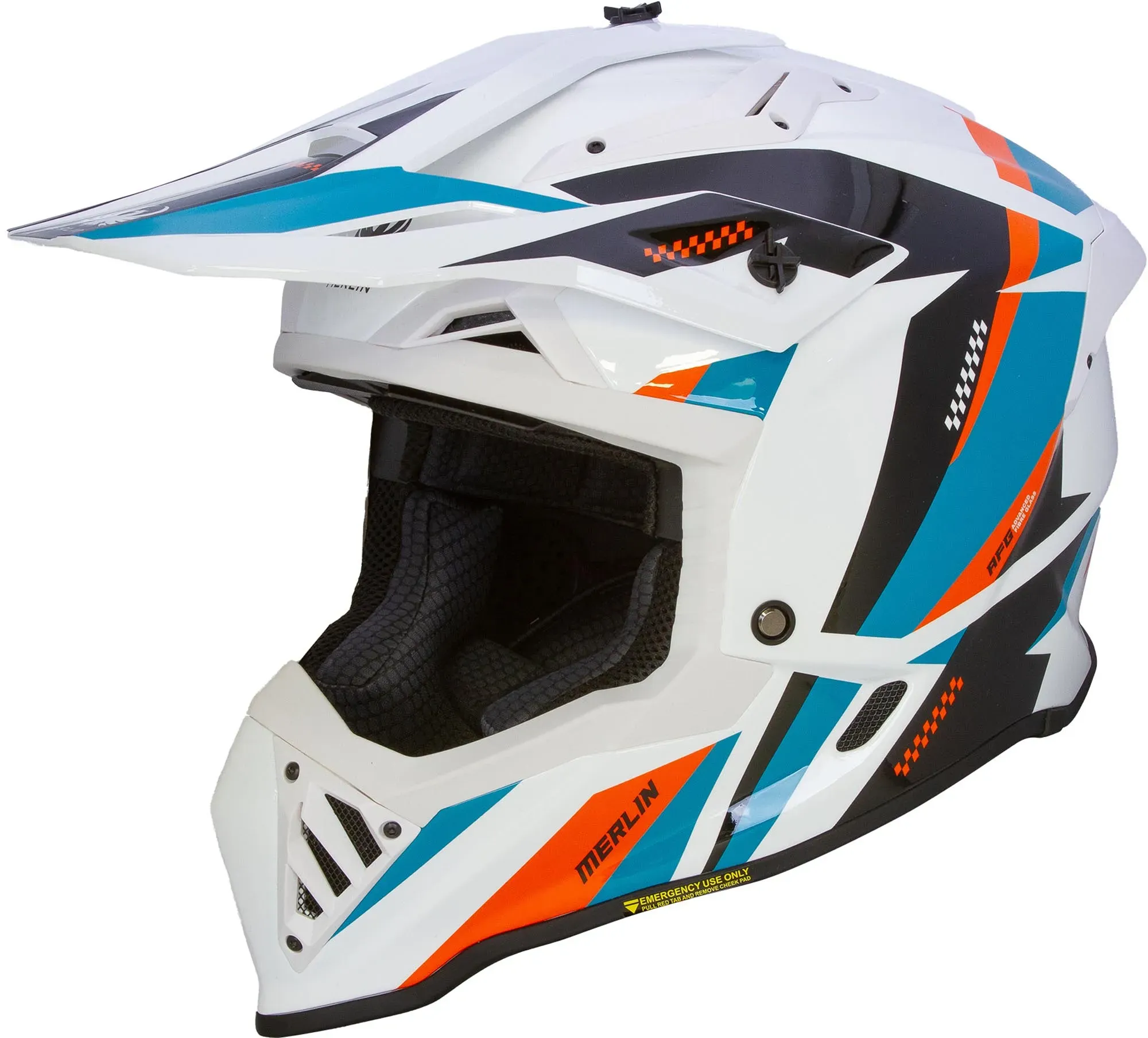 Merlin Recon Gravel Motocross Helm, Größe L für Männer