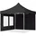 TOOLPORT Faltpavillon Economy 3 x 3 m inkl. 2 Seitenteile schwarz 59040