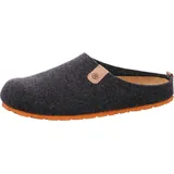 Rohde Herren Pantoffel Hausschuh Softfilz Napoli-H 6900, Größe:44 EU, Farbe:Grau - Grau - 44