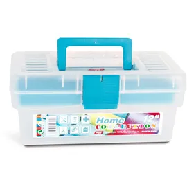 Tayg Werkzeugkoffer Polypropylen 290 x 170 x 127 mm Blau/Rosa/Transparent