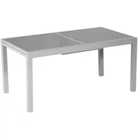 Merxx Amalfi Set 5-tlg. Tisch 180 x 75 cm schwarz
