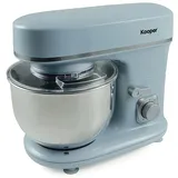 Knetmaschine, 1300 W, 5 l, 6 Geschwindigkeitsstufen, Blau