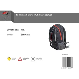 F2 Rucksack Shark schwarz
